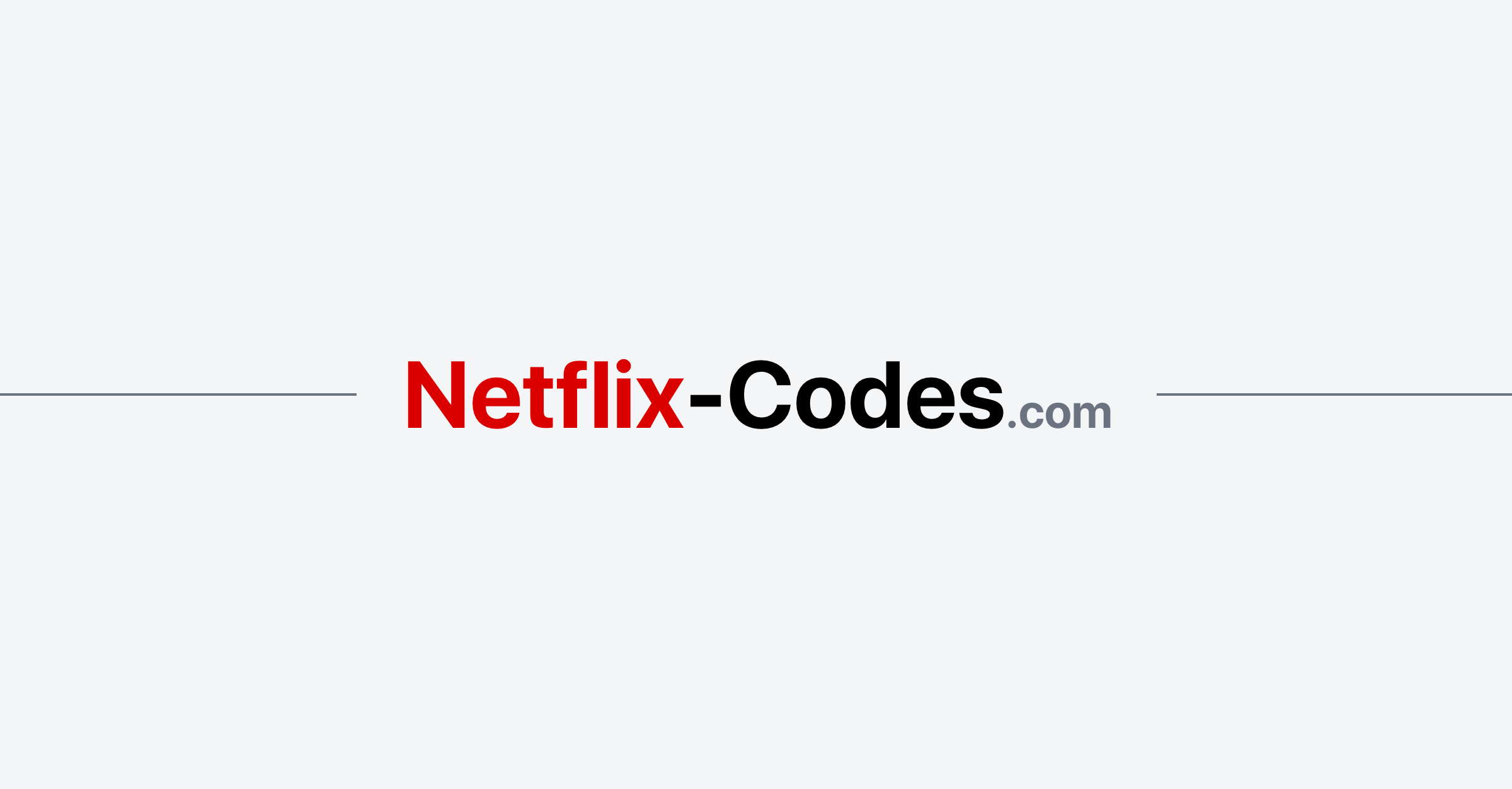 netflix codes